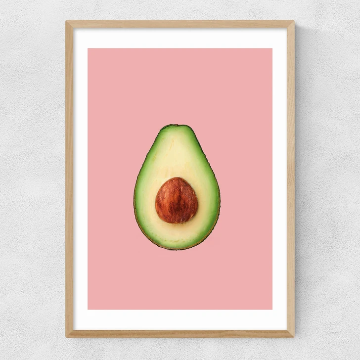 Avocado Narrow Oak Frame