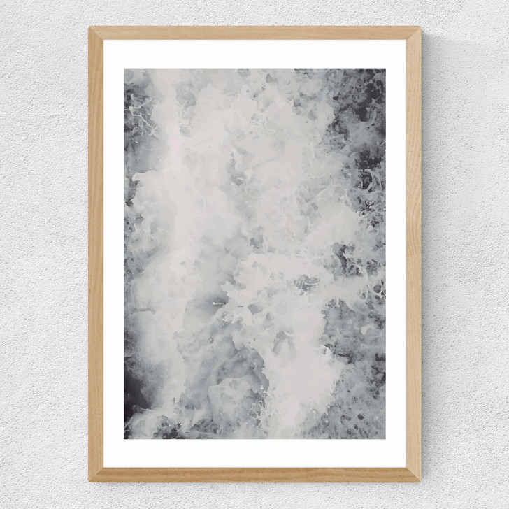 Sea Foam Medium Oak Frame Sea Foam Medium Oak Frame