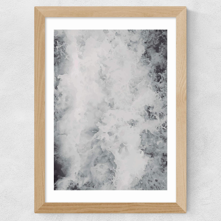 Sea Foam Wide Oak Frame Sea Foam Wide Oak Frame
