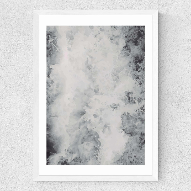 Sea Foam Medium White Frame Sea Foam Medium White Frame