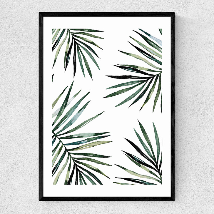 Ferns Narrow Black Frame