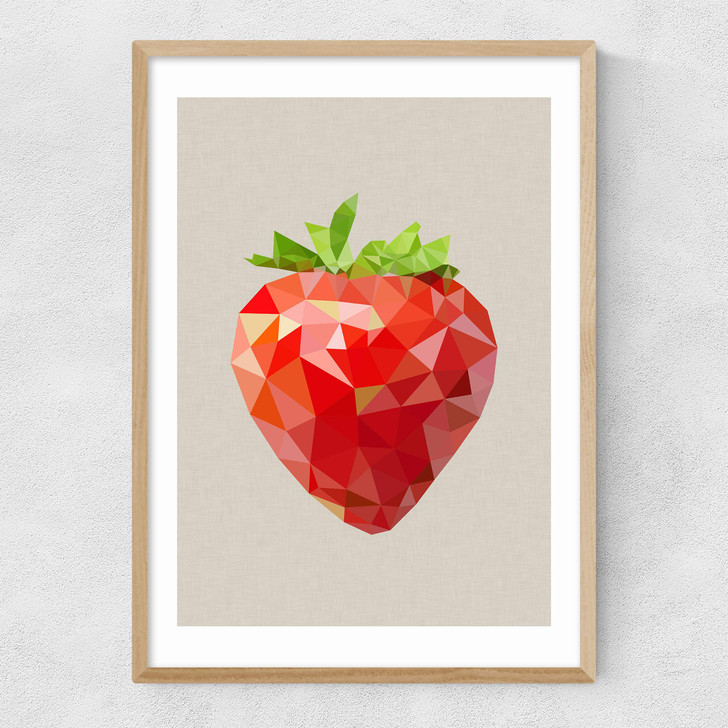 Strawberry Narrow Oak Frame