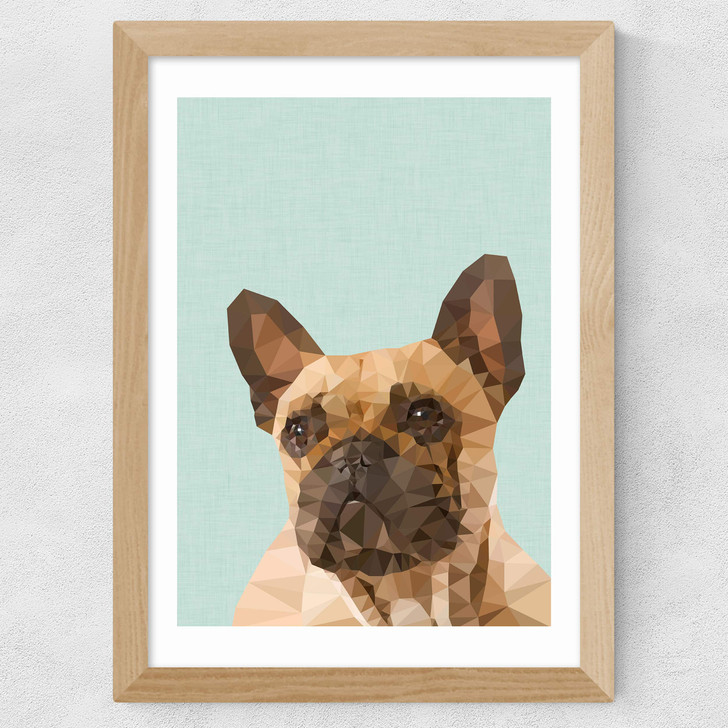 Frenchie 2 Wide Oak Frame