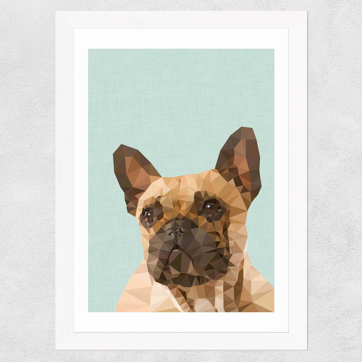 Frenchie 2 Wide White Frame