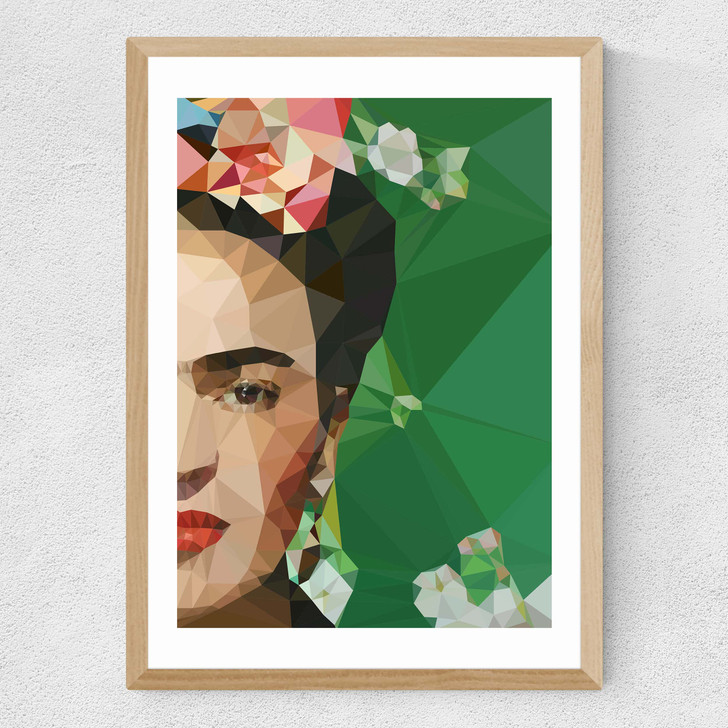 Frida Crop Medium Oak Frame Frida Crop Medium Oak Frame