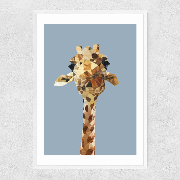 Giraffe Narrow White Frame Giraffe Narrow White Frame