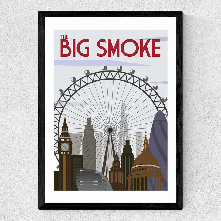 The Big Smoke Medium Black Frame