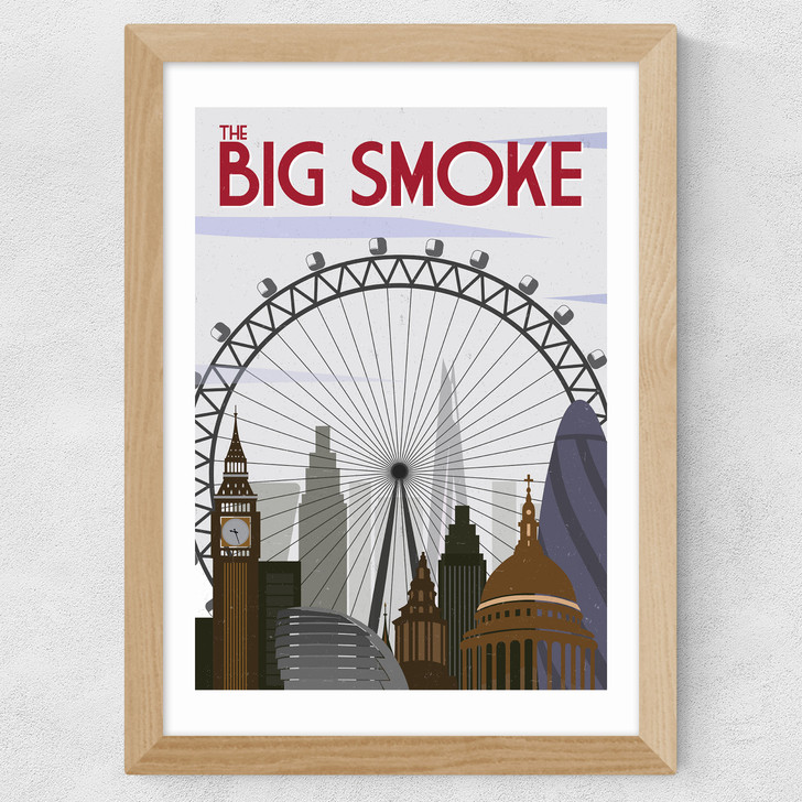 The Big Smoke Wide Oak Frame