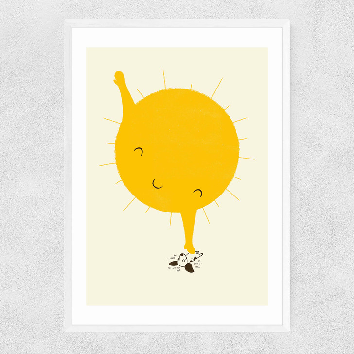 Belly Rub Narrow White Frame Belly Rub Narrow White Frame