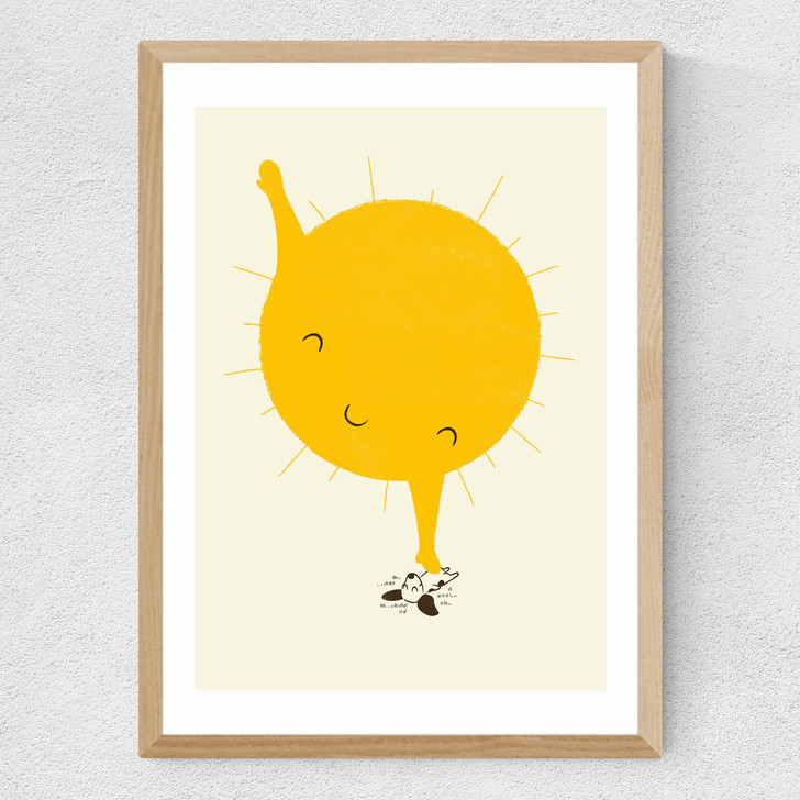 Belly Rub Medium Oak Frame