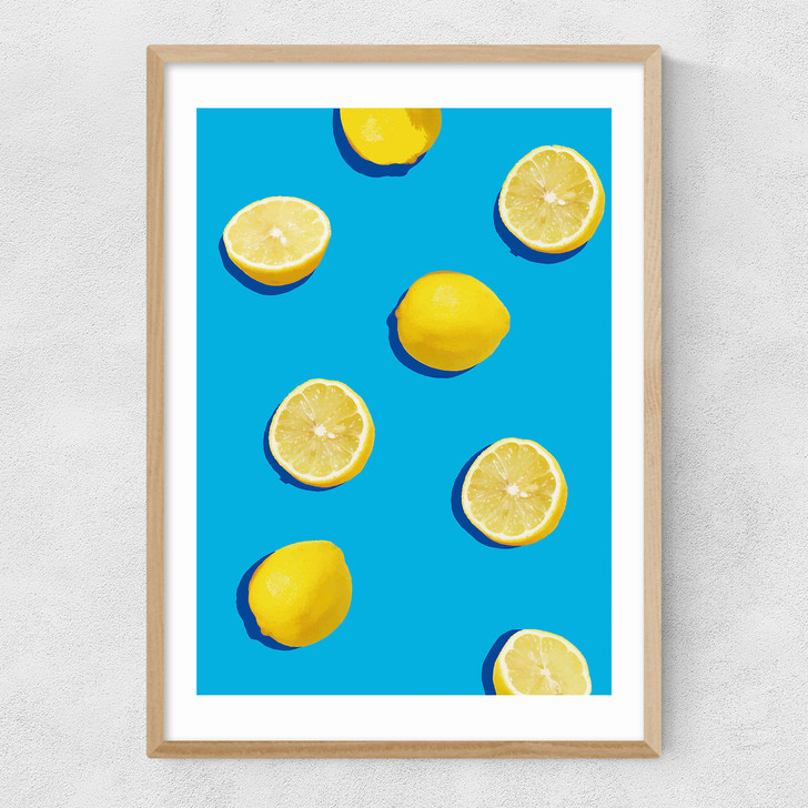 Lemons Narrow Oak Frame Lemons Narrow Oak Frame