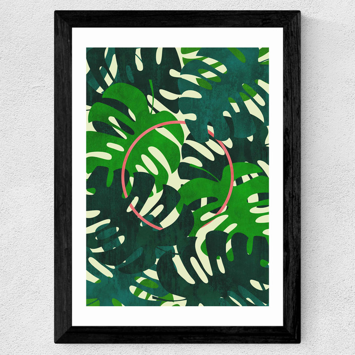 Oasis by Tracie Andrews Wide Black Frame