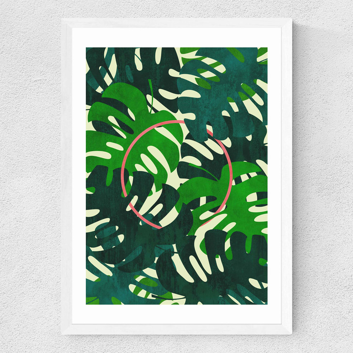 Oasis by Tracie Andrews Medium White Frame
