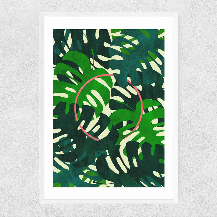 Oasis by Tracie Andrews Narrow White Frame