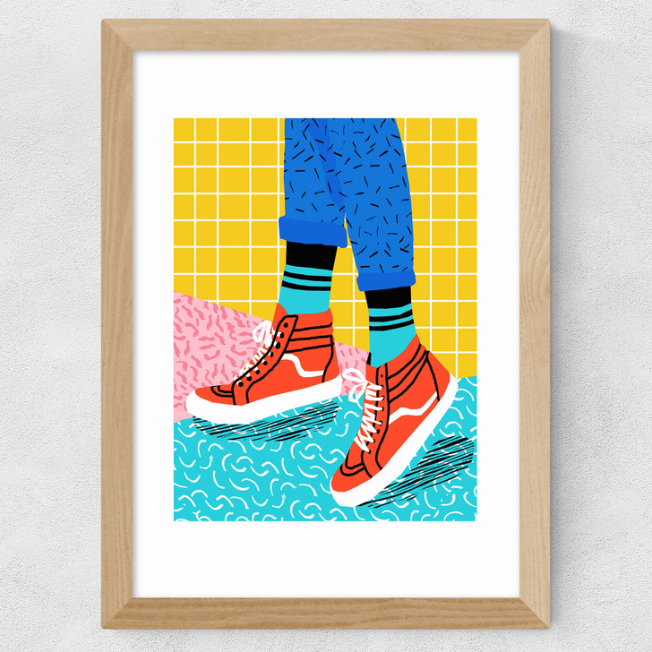 Toe Drag Wide Oak Frame Toe Drag Wide Oak Frame