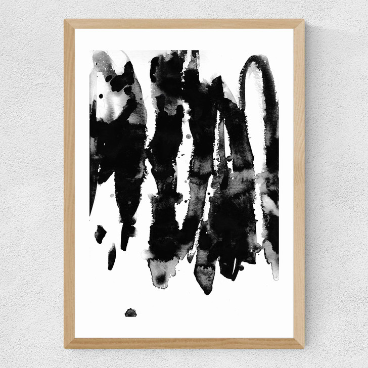 Watercolours 1 Medium Oak Frame Watercolours 1 Medium Oak Frame