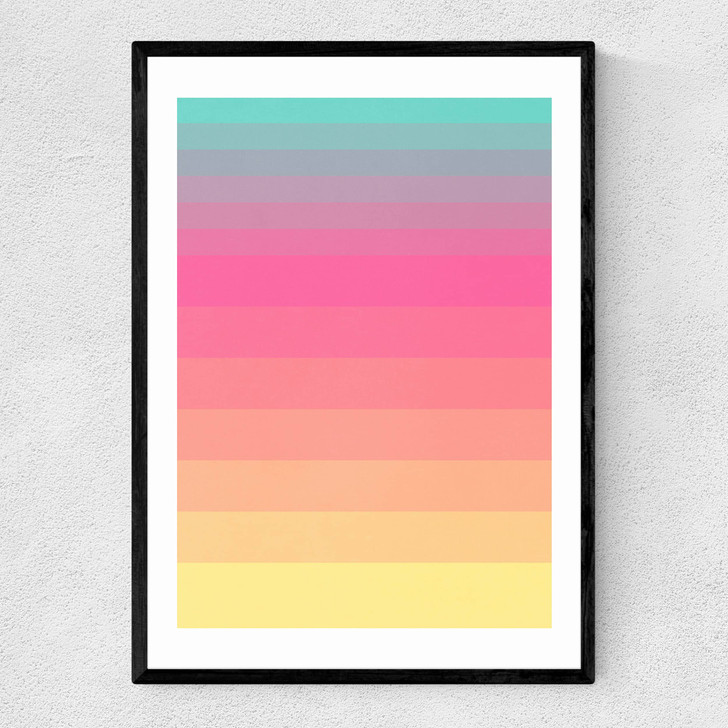 Neon Dream Narrow Black Frame