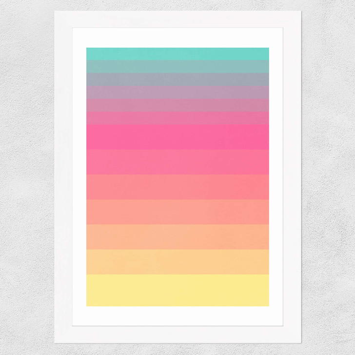 Neon Dream Wide White Frame