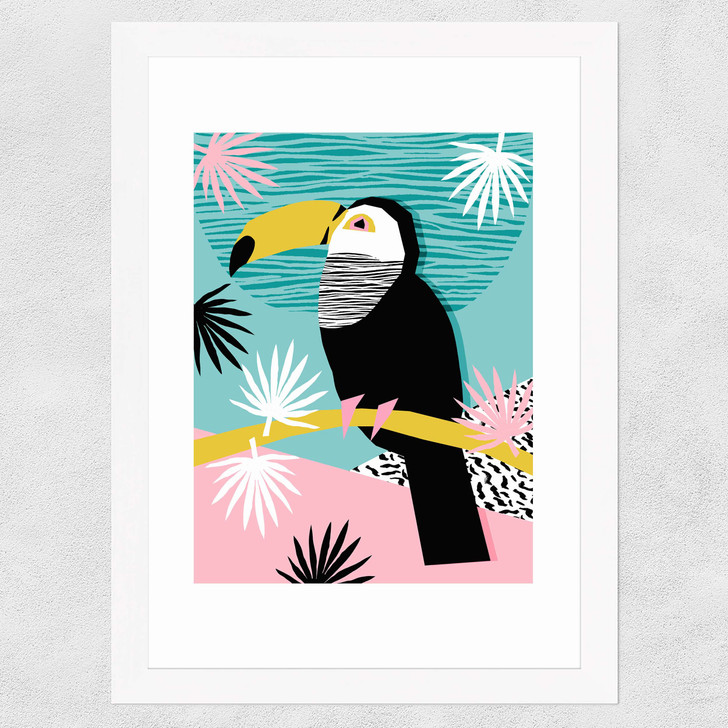 Loopy Wide White Frame