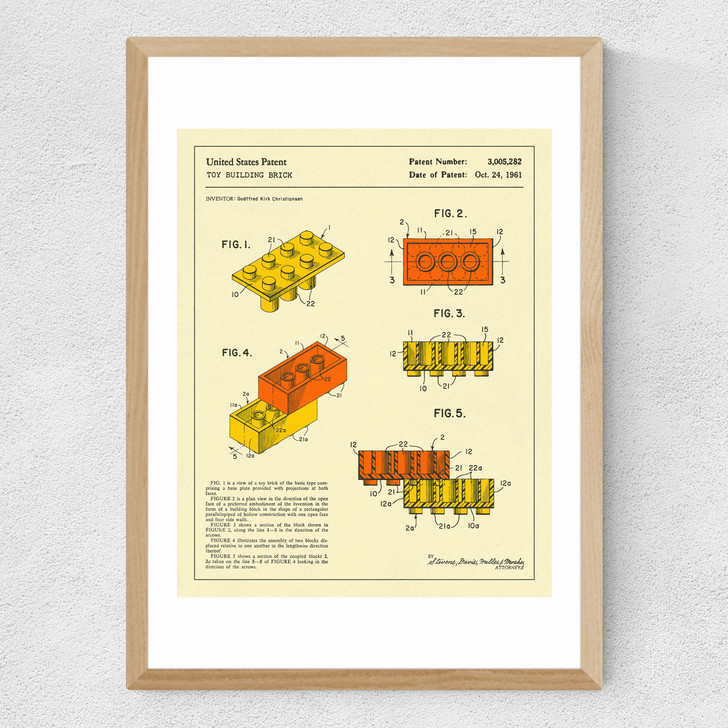 Building Bricks Medium Oak Frame