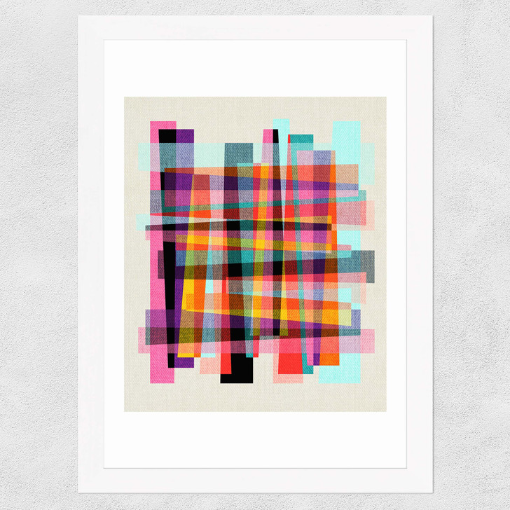 Fragments IX Wide White Frame Fragments IX Wide White Frame