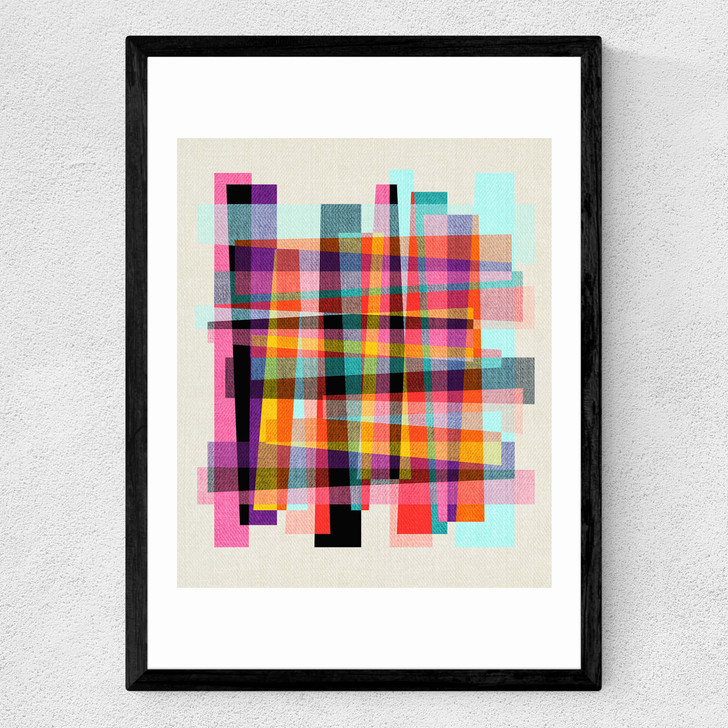 Fragments IX Medium Black Frame