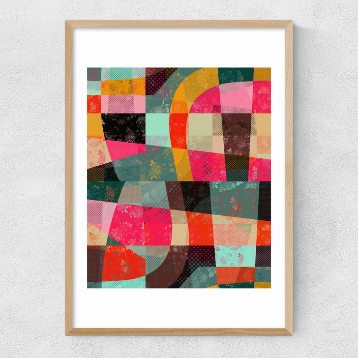 Fragments XI Narrow Oak Frame