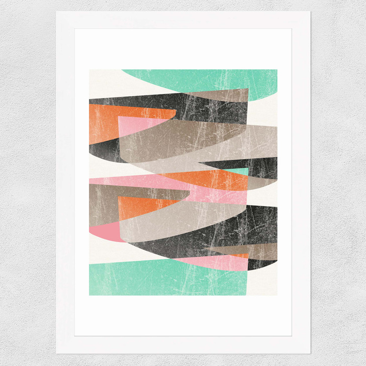 Fragments XIII Wide White Frame Fragments XIII Wide White Frame