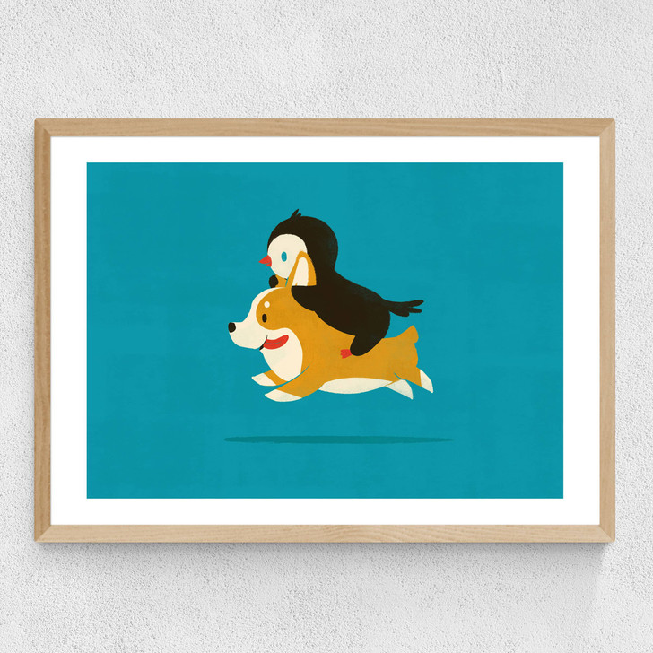 Like the Wind Medium Oak Frame Like the Wind Medium Oak Frame