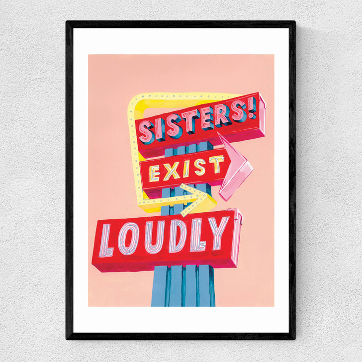 Exist Loudly Narrow Black Frame Exist Loudly Narrow Black Frame