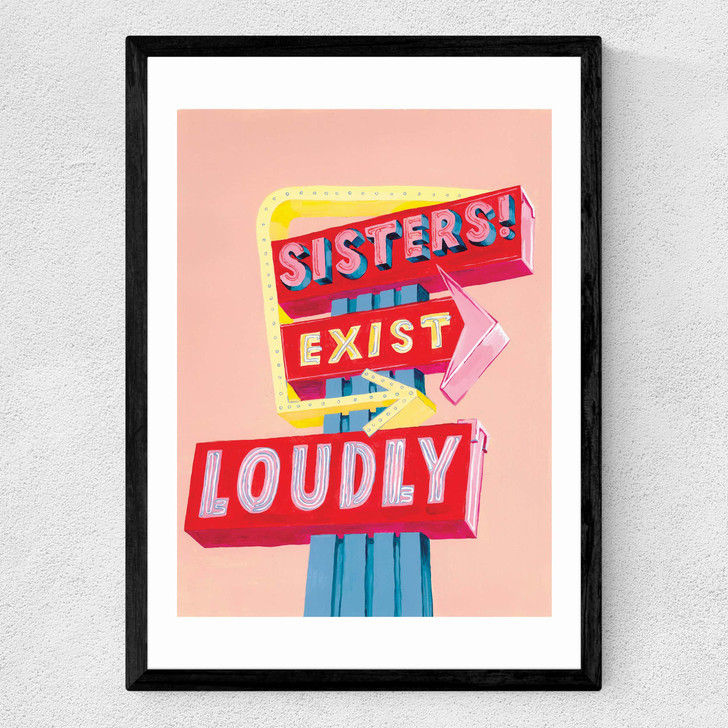 Exist Loudly Medium Black Frame