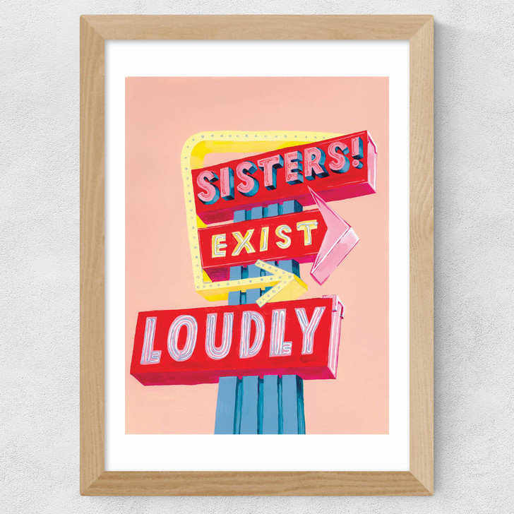 Exist Loudly Wide Oak Frame