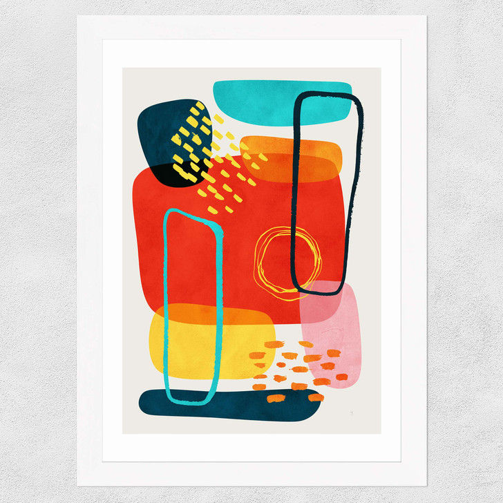 Ferra Wide White Frame