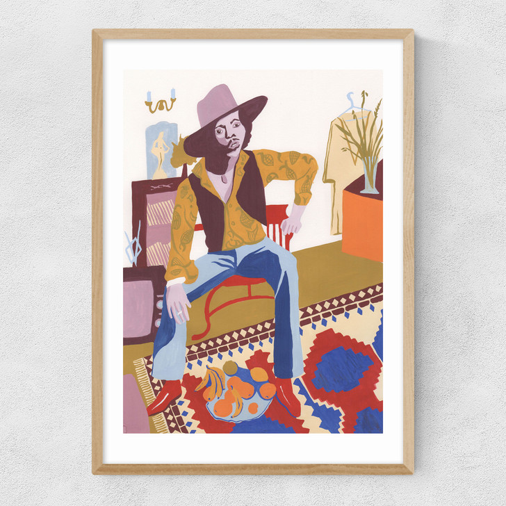 Hendrix at Home Narrow Oak Frame