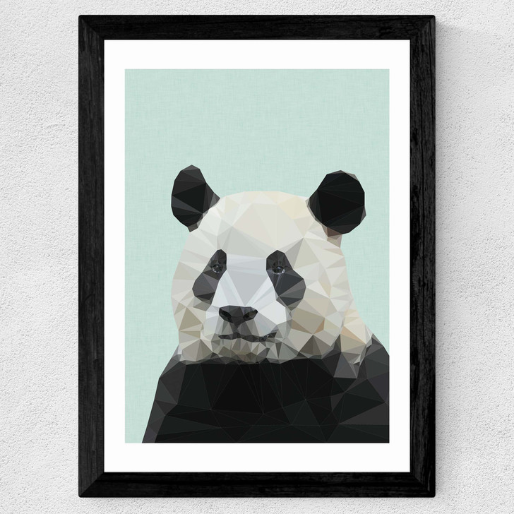 Panda by Studio Cockatoo Wide Black Frame
