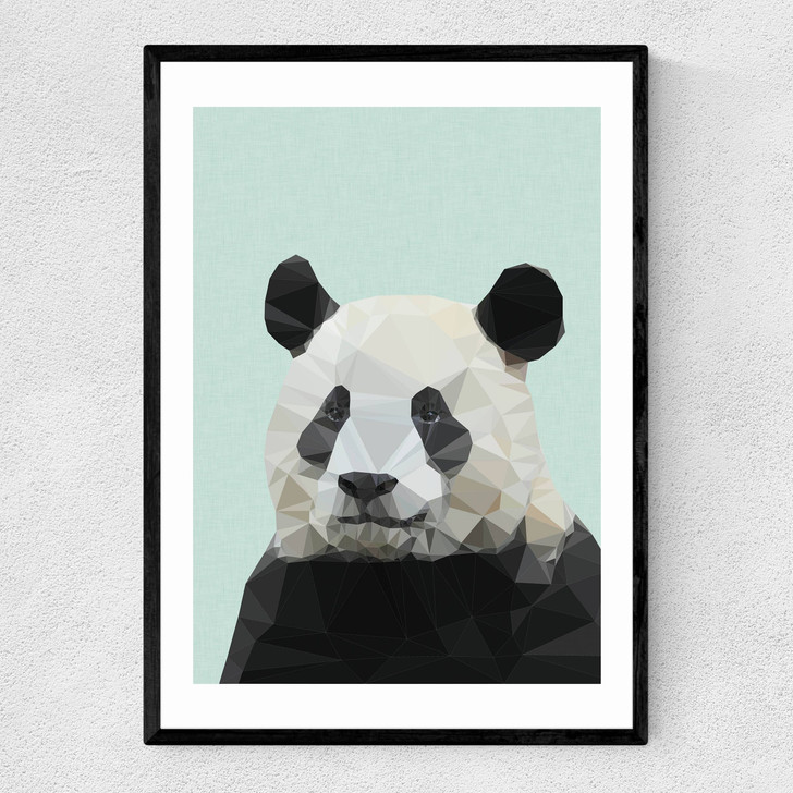 Panda by Studio Cockatoo Narrow Black Frame