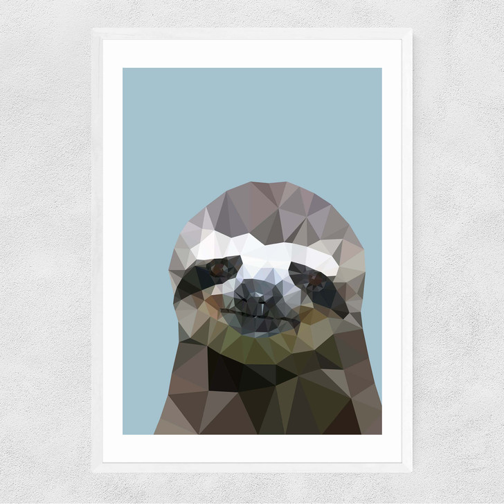 Sloth Narrow White Frame