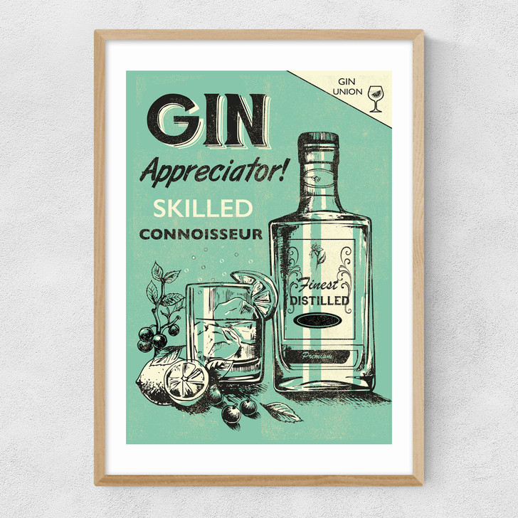 Gin Narrow Oak Frame