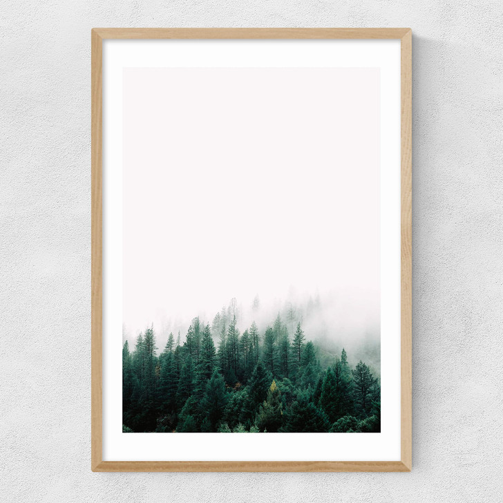 Forest Mist Narrow Oak Frame
