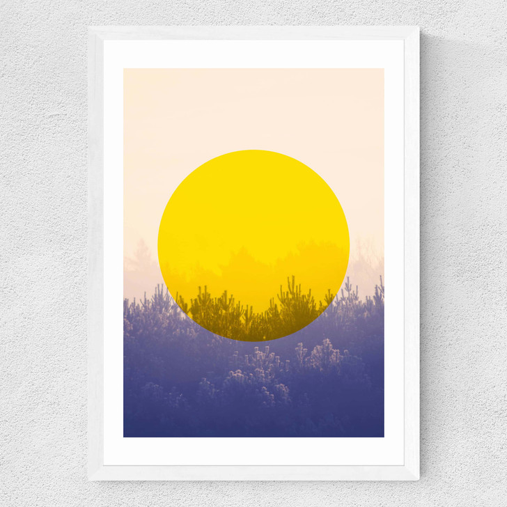 Sun is Up Medium White Frame Sun is Up Medium White Frame