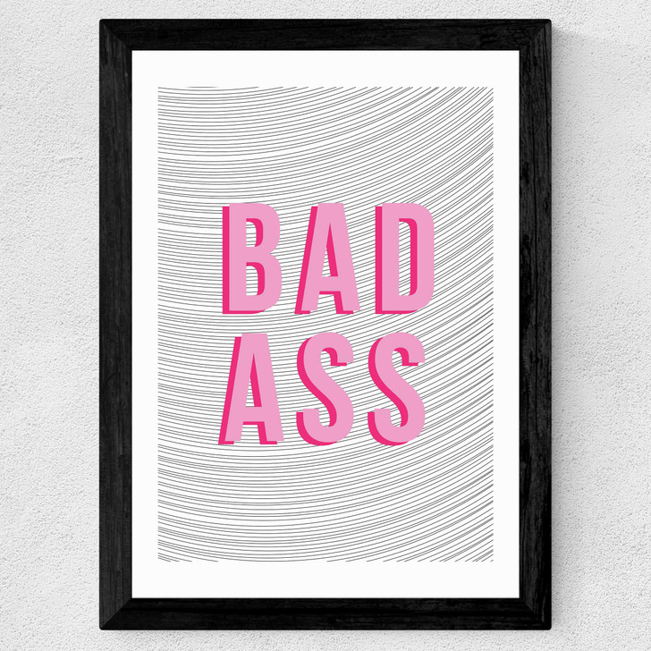 Bad Ass Wide Black Frame