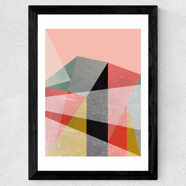 Canvas I Wide Black Frame