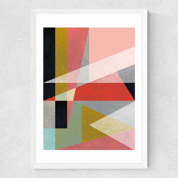 Canvas II Medium White Frame Canvas II Medium White Frame