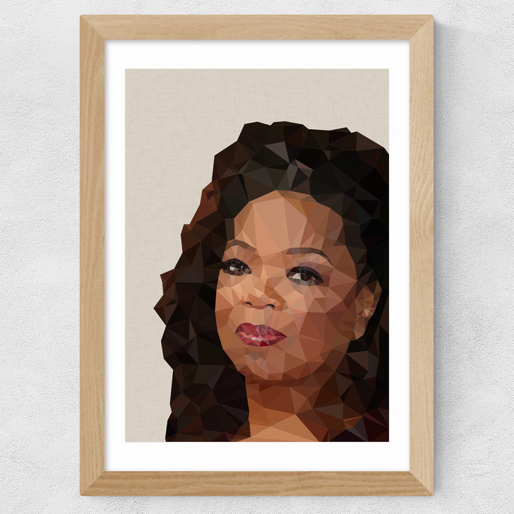Oprah Wide Oak Frame