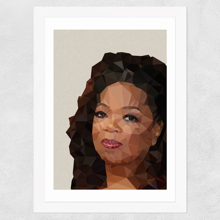 Oprah Wide White Frame