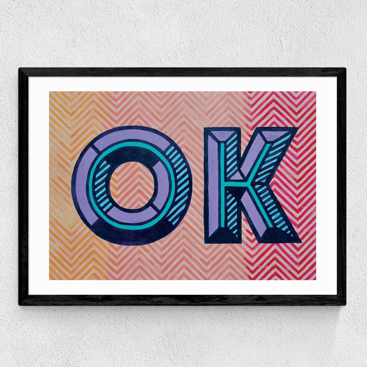 Ok by Sophie Ward Medium Black Frame Ok by Sophie Ward Medium Black Frame