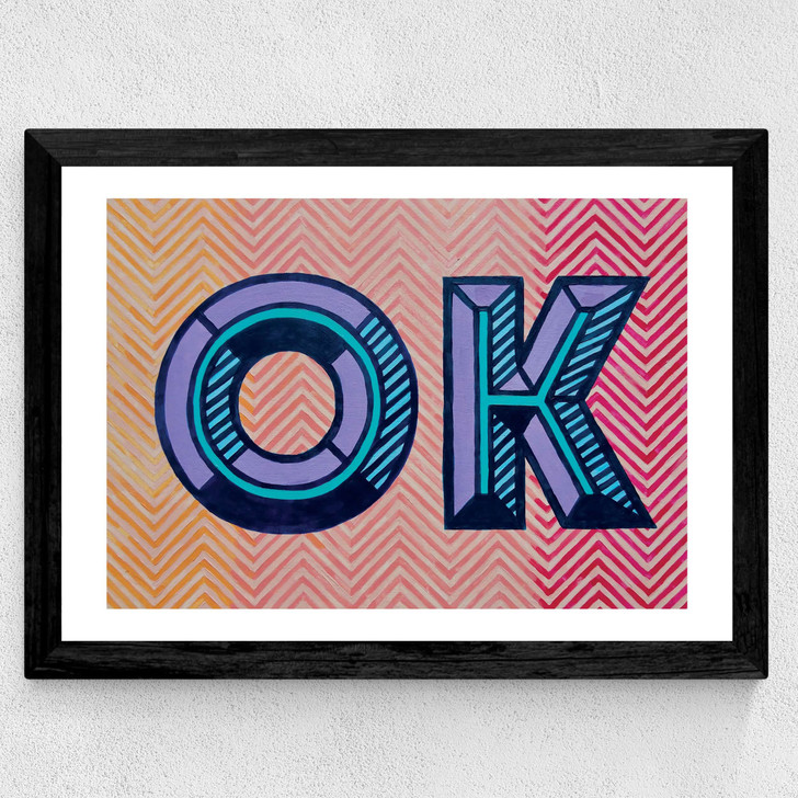 Ok by Sophie Ward Wide Black Frame Ok by Sophie Ward Wide Black Frame