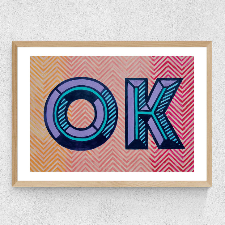 Ok by Sophie Ward Medium Oak Frame Ok by Sophie Ward Medium Oak Frame
