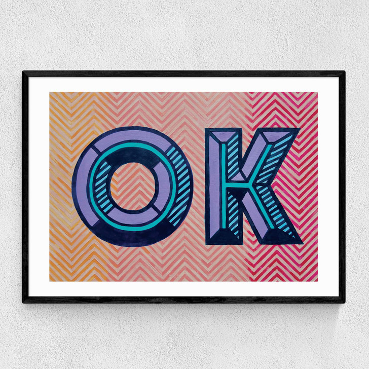 Ok by Sophie Ward Narrow Black Frame