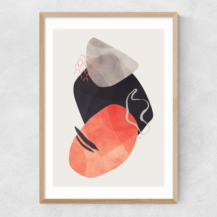 Flux Narrow Oak Frame